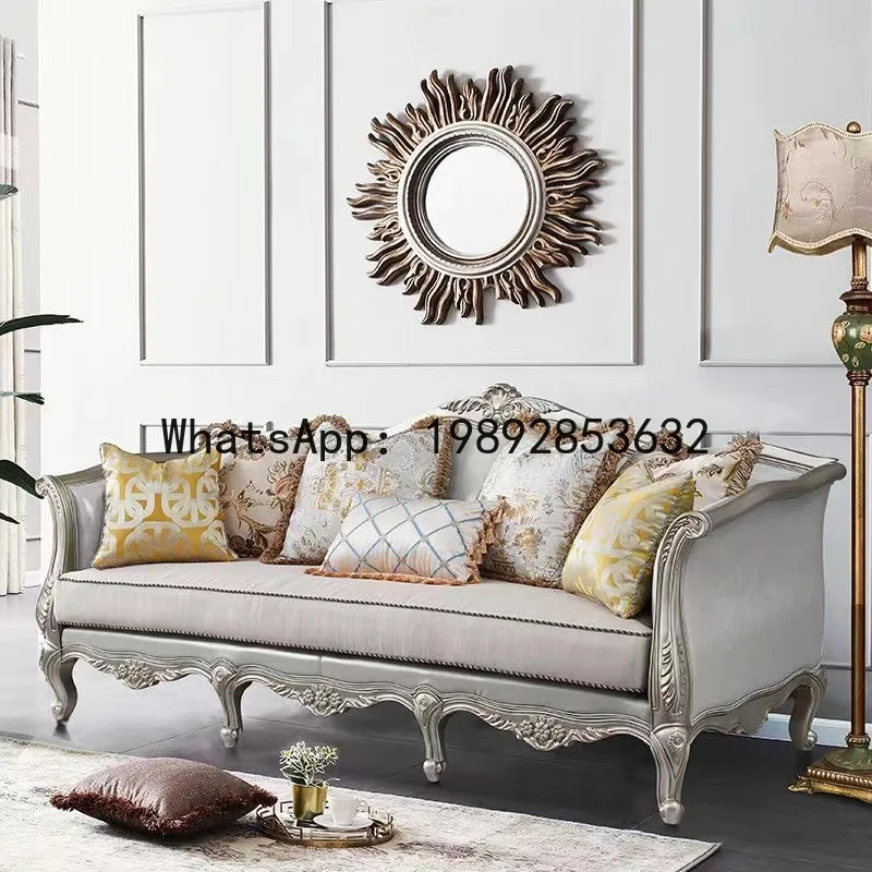 H5.15  all-solid wood sofa lea - Art & Craft Zone ulasan dan harga