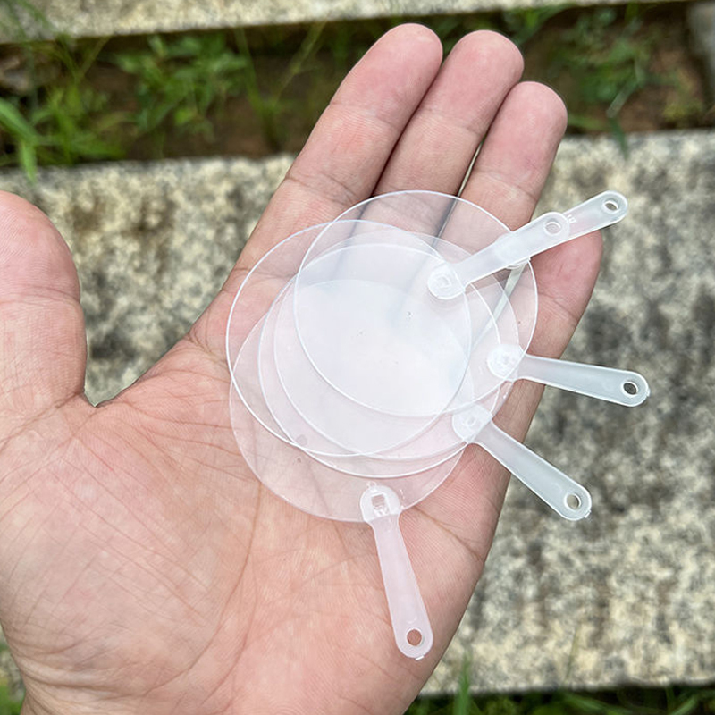 50Pcs 5cm Mini DIY Blank Fan T - Art Craft Idea ulasan dan harga