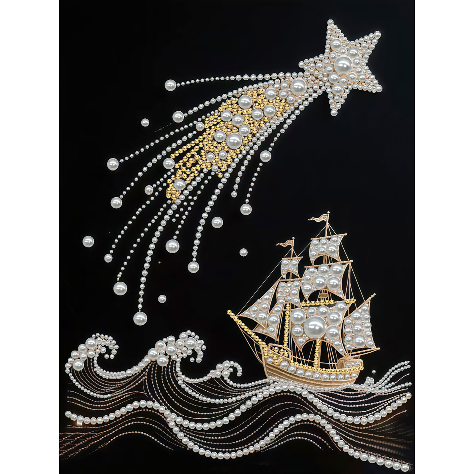 DIY Pearl Diamond Dots Paintin - Art Craft Idea ulasan dan harga