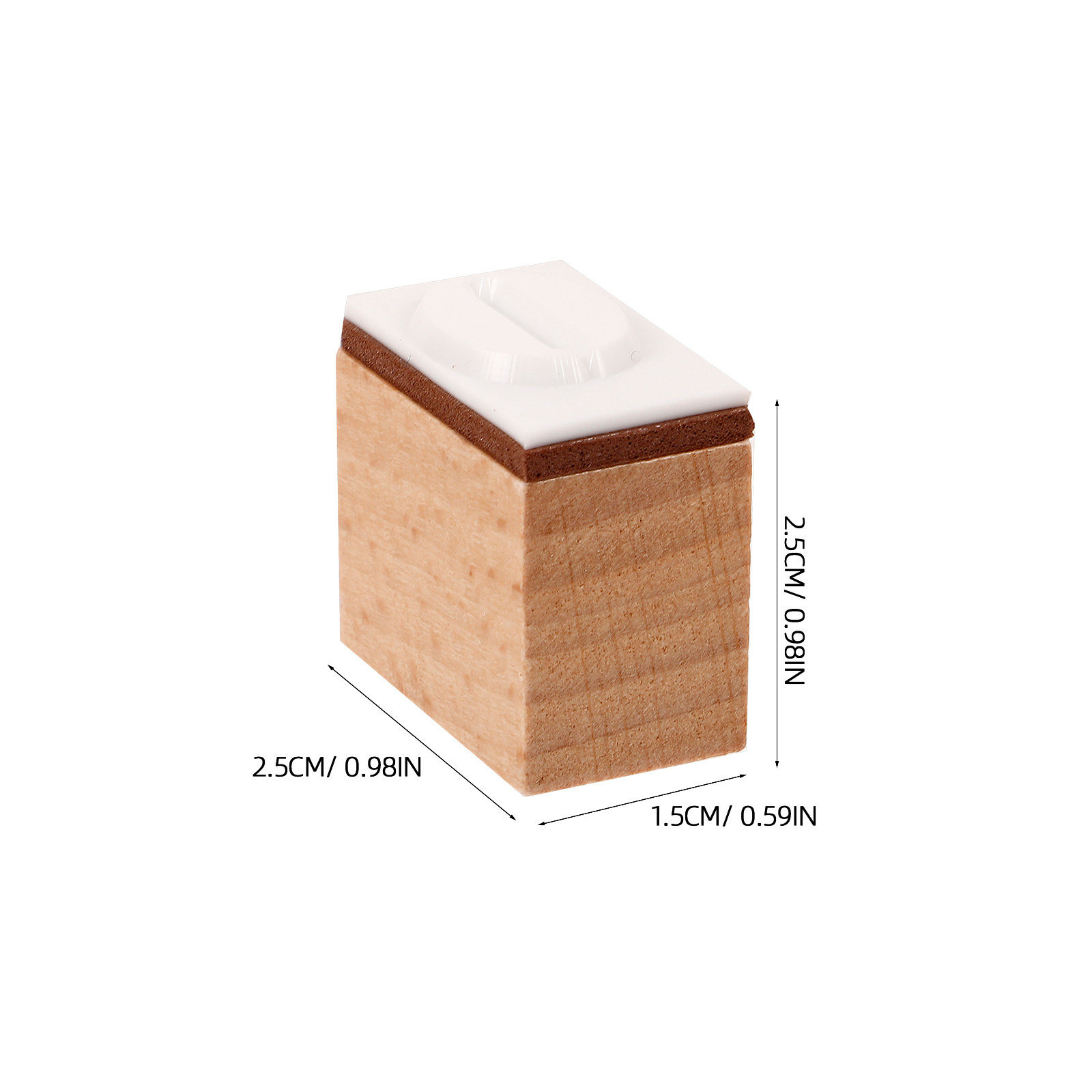 36Pcs Mini Wooden Number Stamp - Art Craft Journals ulasan dan harga