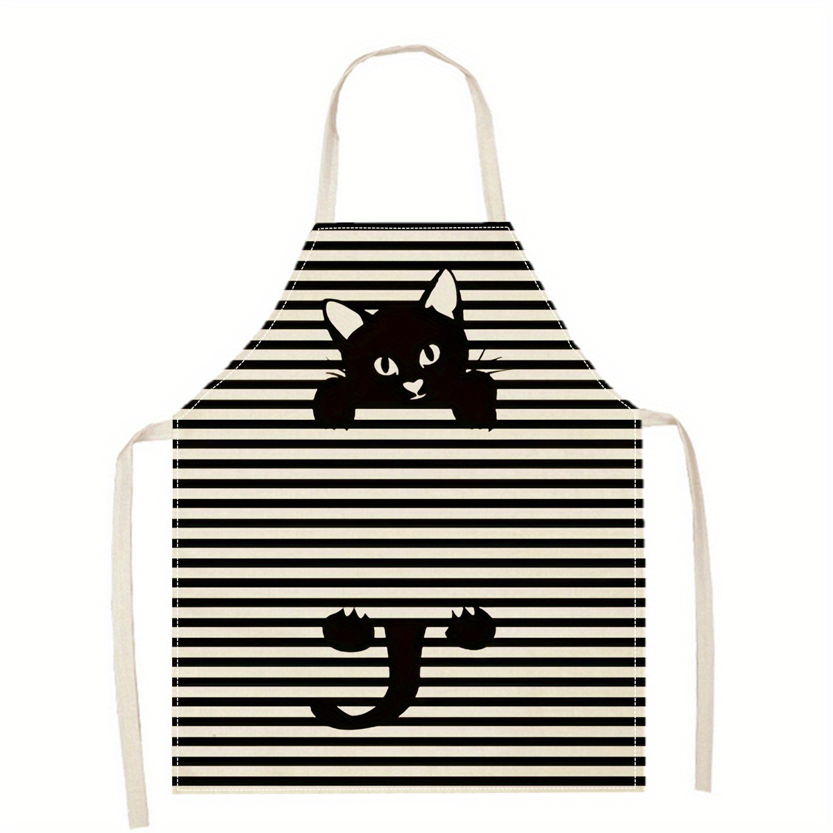 Linen Apron Funny Cat Sunglass - Art Craft Idea ulasan dan harga