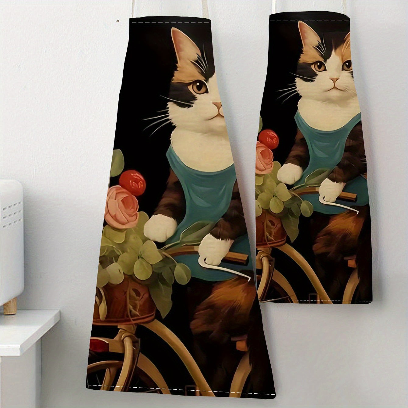 Linen Apron Funny Cat Sunglass - Art Craft Idea ulasan dan harga