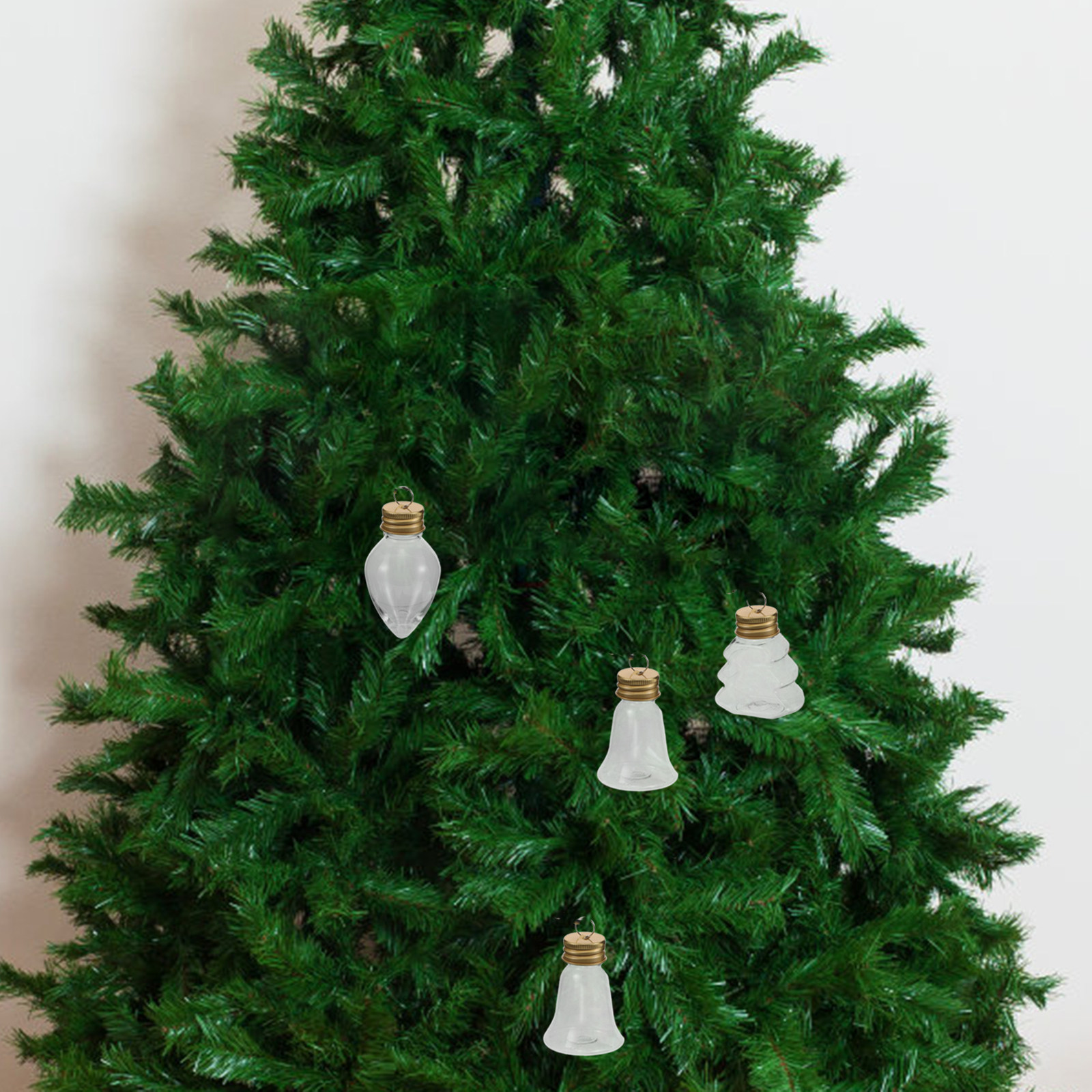 24Pcs Christmas Ornaments Plas - Art And Craft Xmas Tree ulasan dan harga