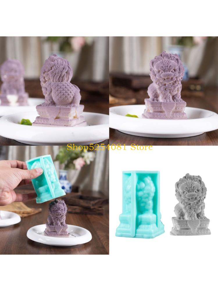 AXYC Safe Chinese Lions Silico - Art Craft Lion ulasan dan harga