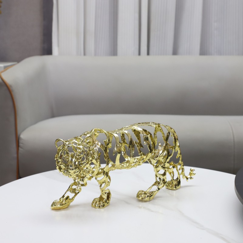Metal Crafts Artificial Animal - Art Craft Lion ulasan dan harga