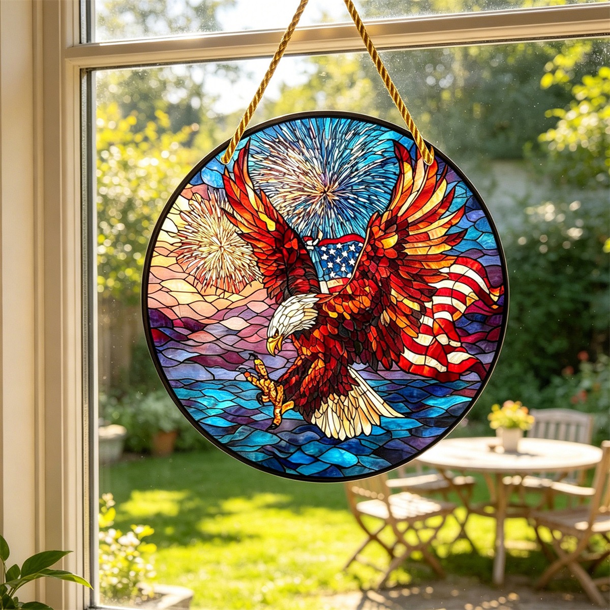 4th of July Sun Catcher for Wi - Art And Craft Independence Day ulasan dan harga