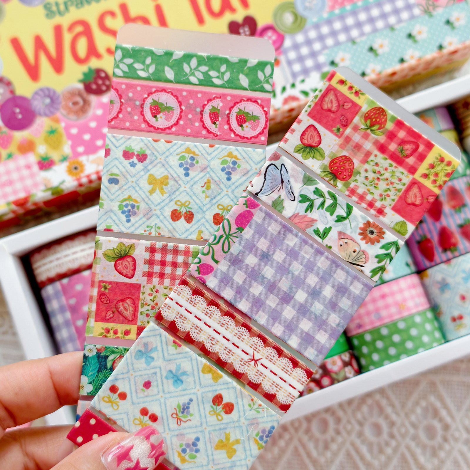 Random Cover 35 Rolls Aestheti - Art Craft Journals ulasan dan harga
