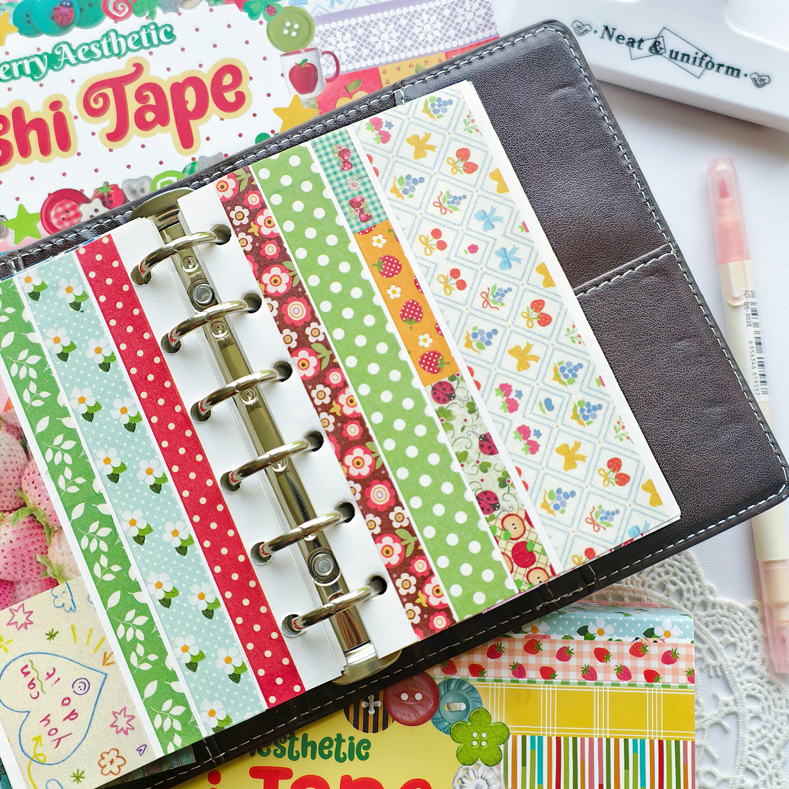 Random Cover 35 Rolls Aestheti - Art Craft Journals ulasan dan harga