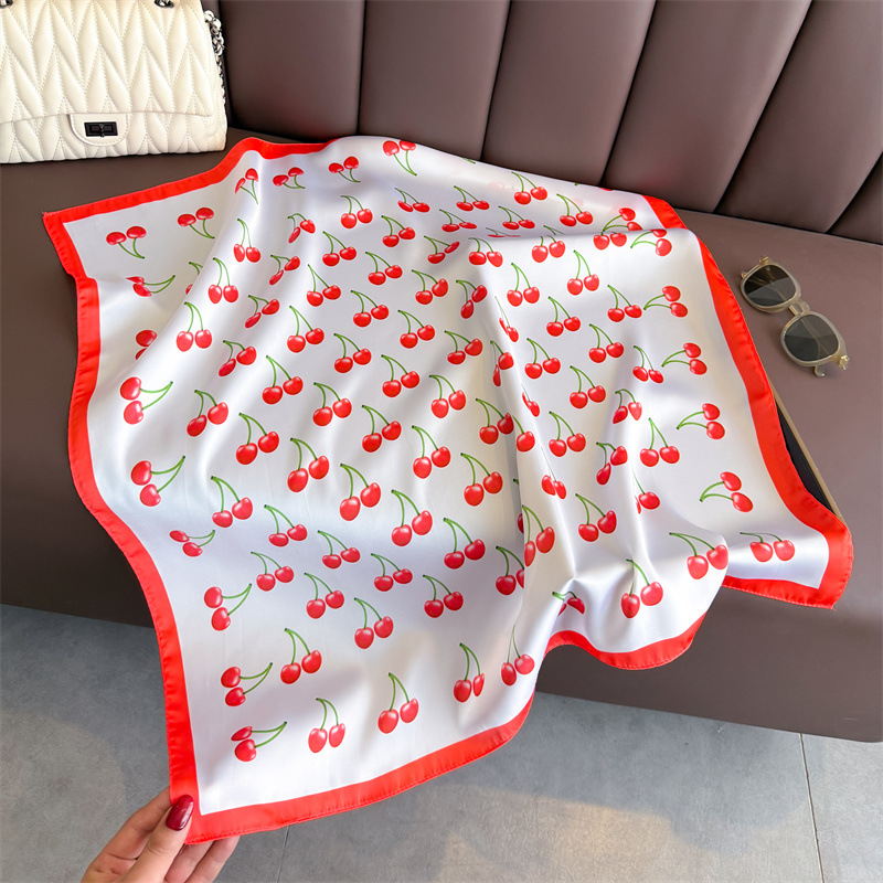 Luxury Square Satin Scarf Wome - Art Craft Bag ulasan dan harga