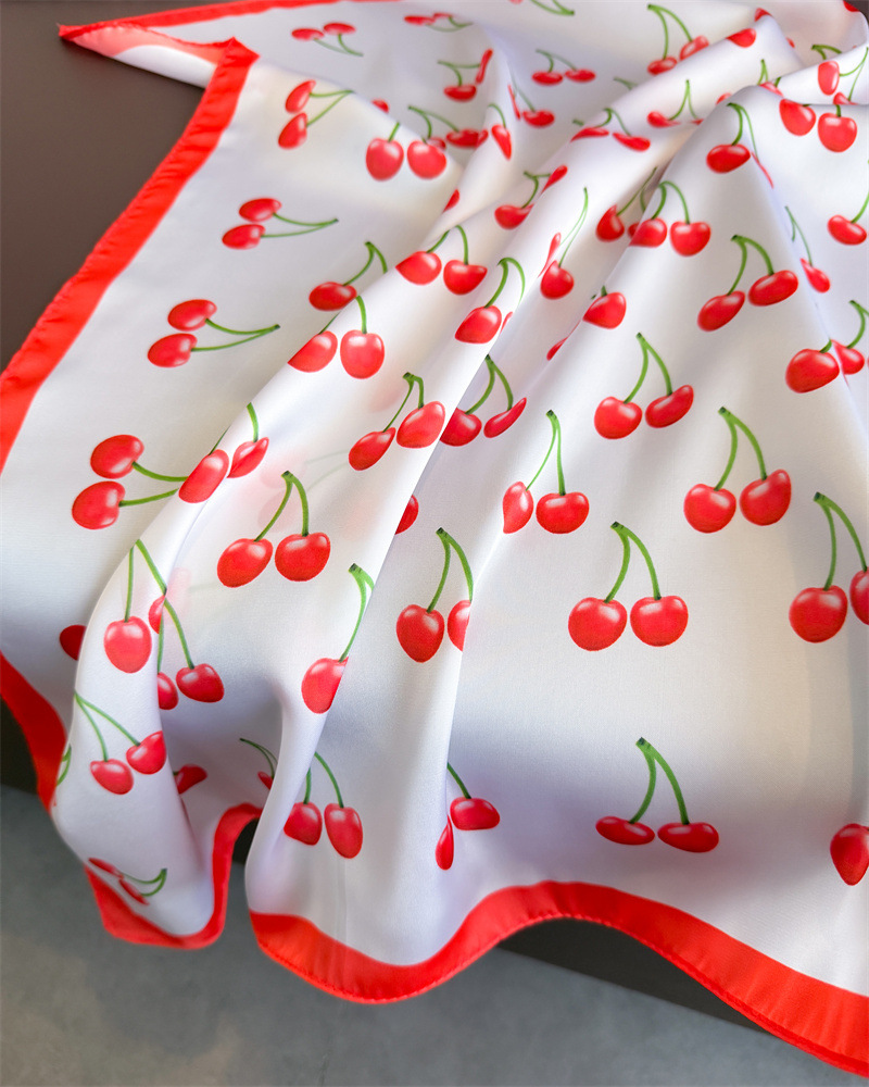 Luxury Square Satin Scarf Wome - Art Craft Bag ulasan dan harga