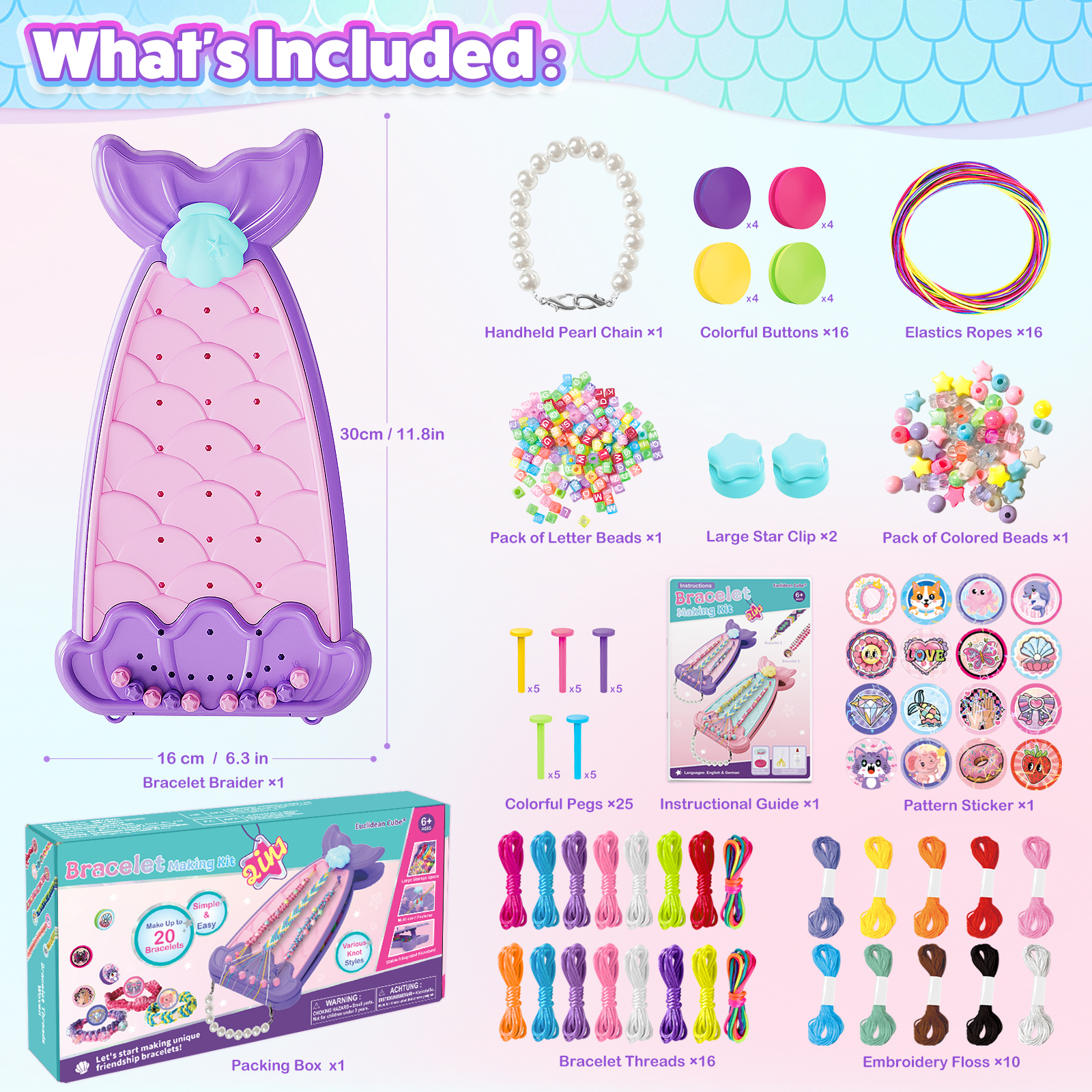 Friendship Bracelet Making Kit - Art Craft Ideas For Kids ulasan dan harga